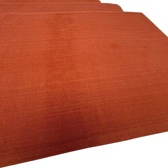 Autumn Leaf Placemats Set of 4 Orange Yellow Cotton Tapestry Bed Bath & Beyond - Picture 12 of 12
